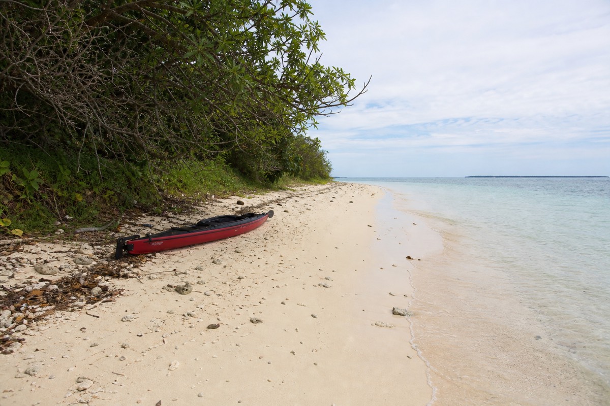 An untouched beach on the Frankland Islands